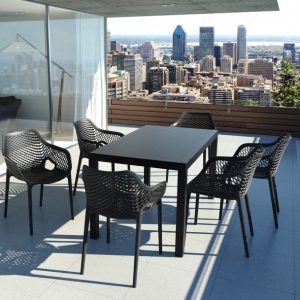 Lot de 8 Fauteuils empilables AIR polypropylène