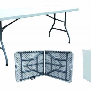 Lot de 7 Tables pliantes Polyéthylène ECO+2 NG rectangulaire 183 x 76 cm - Valise