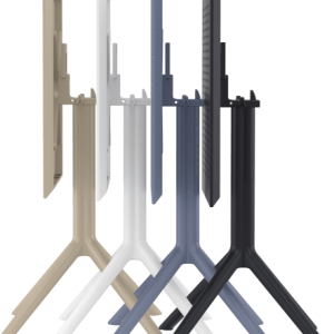 Lot de 4 Tables pliante SKY carrée - 60 cm rabattable