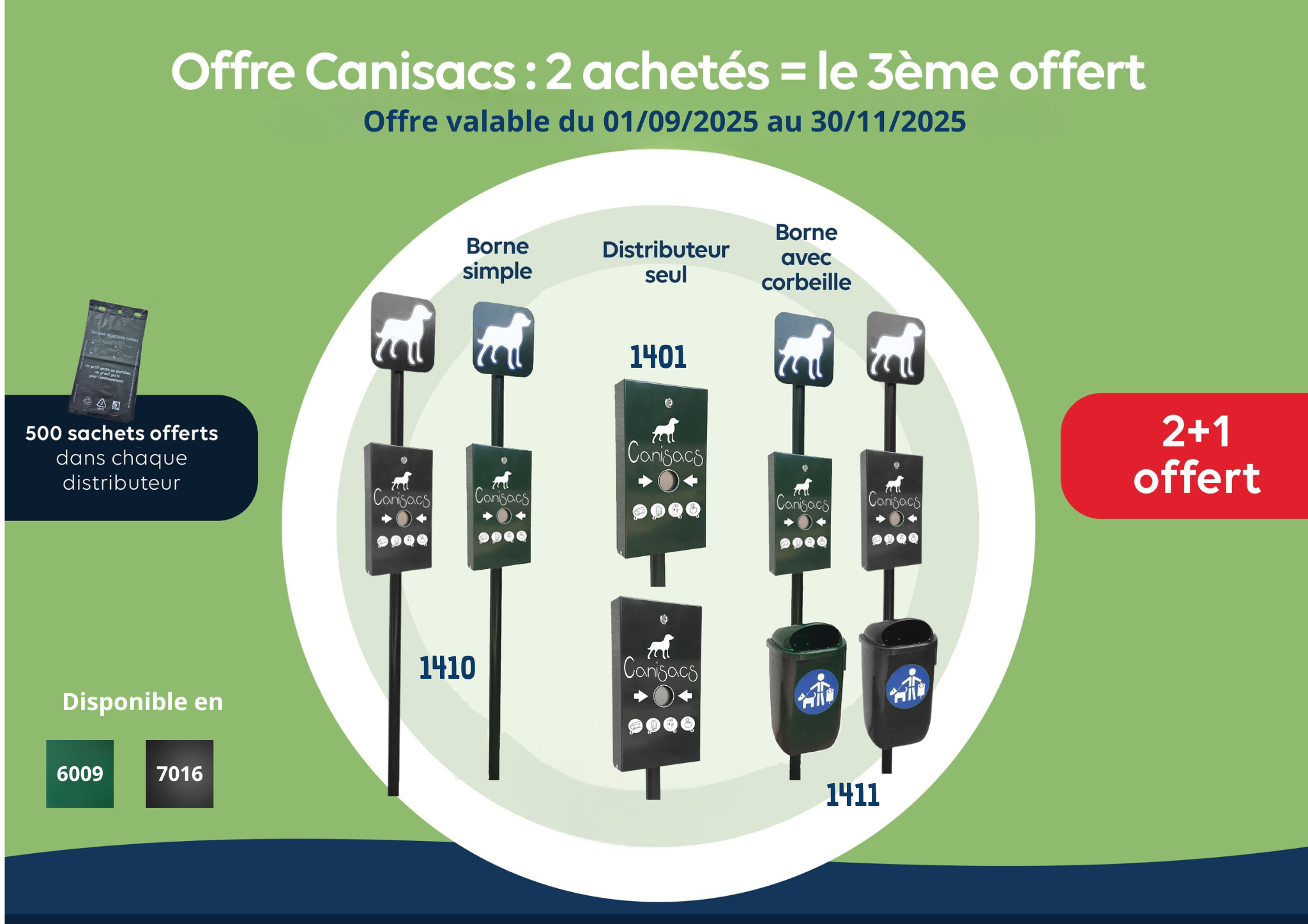 PROMO 2 = 3 CANISETTES BUFFHYERES COLLECTIVITES