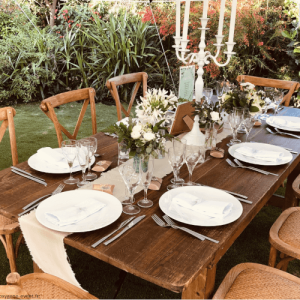 Table pliante Bois rustique HERITAGE 213 x 102 cm