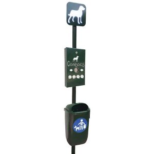 Totems Canisacs + Corbeille – 2 ACHETÉS = LE 3EME OFFERT