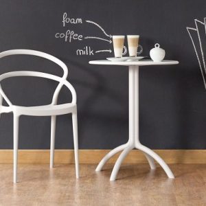 Lot de 8 Chaises empilable PIA polypropylène