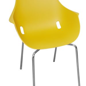 Lot de 5 Chaises GOA M4 coque polypropylène
