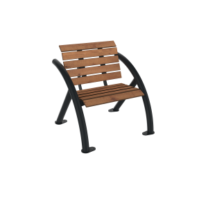Fauteuil Sydney Compact HPL finition lames