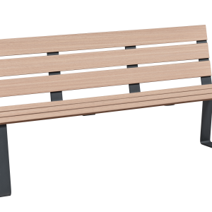 Assises Havane Compact HPL finition lames