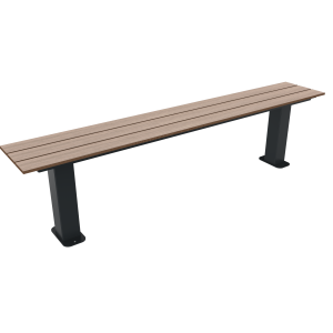 Banquette Cancale HPL finition effet lames