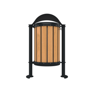 Corbeille Ronde Urbéo 60L en HPL