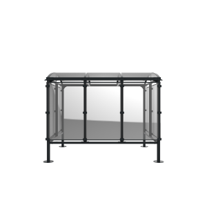Abri OZ RAL 7016 Acier galvanisé et poudré anti-uv