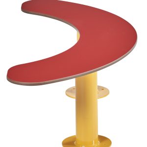 Banquette Demi Cercle en HPL Notre mobilier petite enfance