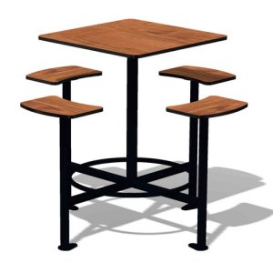 Table pique nique Haute Moka en HPL 4 places