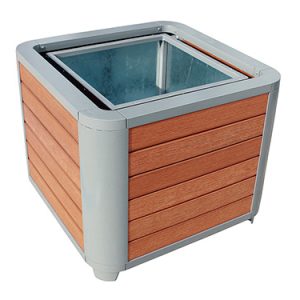 Jardinière Carrée eco-composite URBATEC. 0% entretien