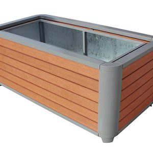Jardinière Rectangulaire eco-composite URBATEC. 0% entretien