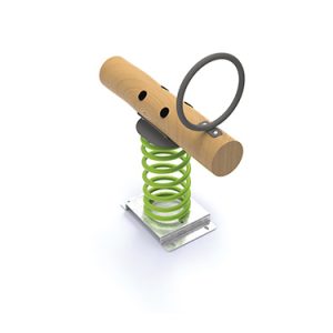 Jeu sur ressort Simply en bois de robinier