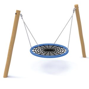 Balançoire Nid en bois de robinier