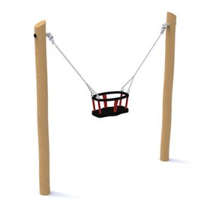 Balançoire Swing siège berceau en bois de robinier