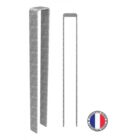 potelet en u hooper h 100 cm metal plat galvanise a sceller