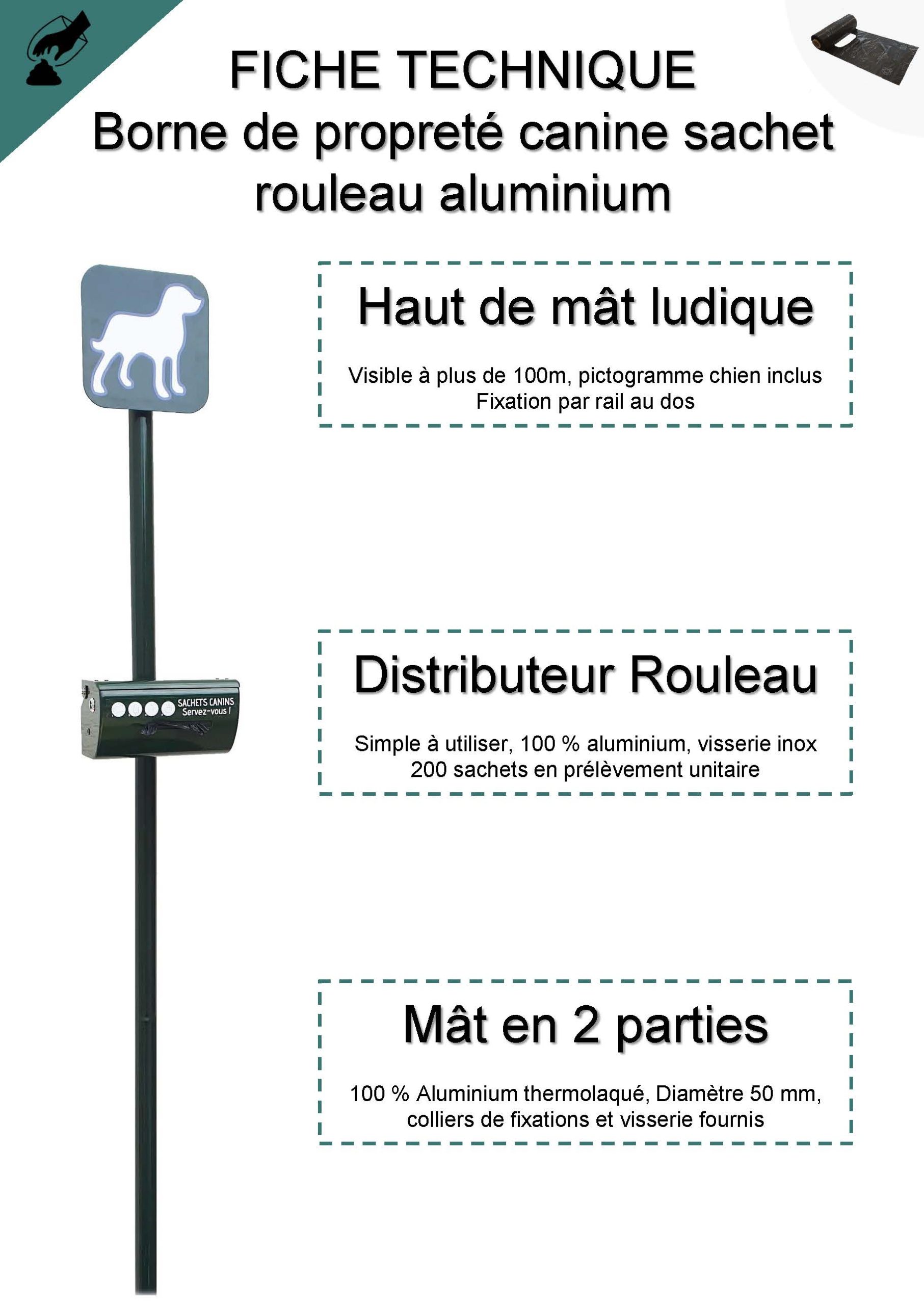FT Réf 1305 Borne rouleau simple Page 1