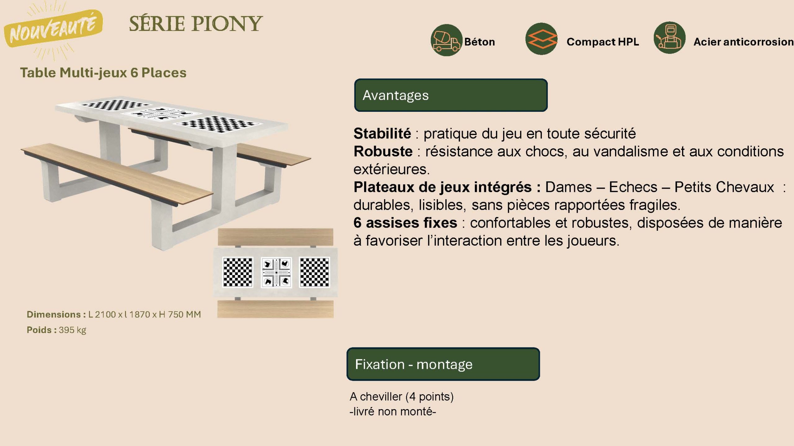 BU TABLES DE JEUX BUFFHYERES COLLECTIVITES Page 4