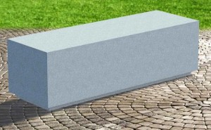 BUT banc urbain en beton ROMOS BUFFHYERES COLLECTIVITES