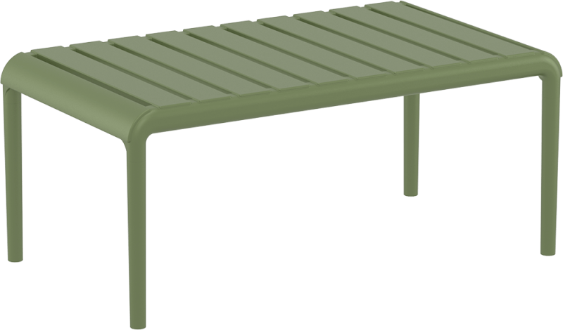 table basse lounge paris vert olive