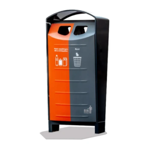POUBELLE DEXTÉRIEUR 2X50 LITRES BINSOLUMN BUFFHYERES COLLECTIVITES