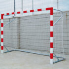 Kit de 2 buts de handball football en salle cadre en aluminium poteau profilé