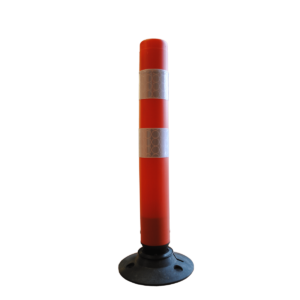 balise seule de jalonnement articulee 100 ORANGE