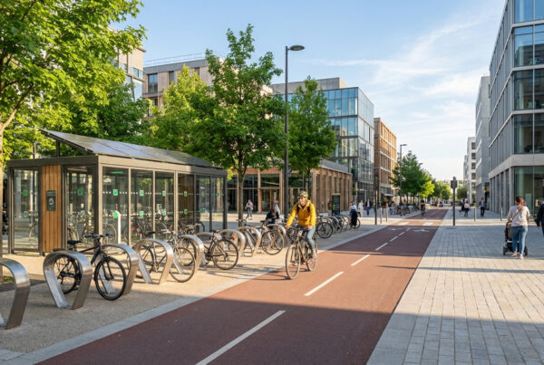 ville moderne et cyclable