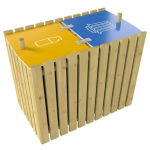 PC CORBEILLE TURIN SANS TOIT 2X100L BUFFHYERES COLLECTIVITES